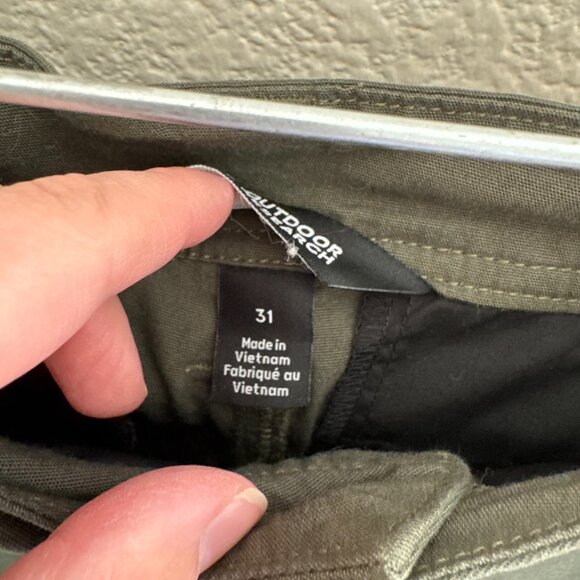 Outdoor Research Olive Green Chino Pants Size 31 - Picture 3 of 5